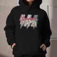 Baseball Mama Lightning Bolt Checkered Varsity Mother's Day Graphic Youth Hoodie