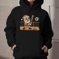 Baseball Santa 67 Christmas Xmas Boys Retro Graphic Youth Hoodie