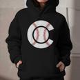 Baseball Sport Player Graphic Monogram Initial Letter C Graphic Youth Hoodie Baseball Sport Player Graphic Monogram Initial Letter C Graphic Youth Hoodie