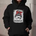 Bleached Nanny Life Soccer Messy Bun Baseball Game Day Graphic Youth Hoodie Bleached Nanny Life Soccer Messy Bun Baseball Game Day Graphic Youth Hoodie
