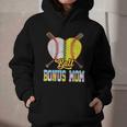 Bonus Mom Of Both Half Baseball Softball Ice Cream Drip Graphic Youth Hoodie Bonus Mom Of Both Half Baseball Softball Ice Cream Drip Graphic Youth Hoodie