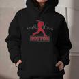 Boston Lovers Skyline Retro Baseball Heartbeat Men Women Graphic Youth Hoodie