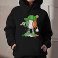 Boys St Patricks Day Kids Baseball Player Ice Cream Drip Graphic Youth Hoodie