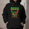 Bruh 67 Baseball Christmas Gingerbread Drip Number 67 Player Graphic Youth Hoodie Bruh 67 Baseball Christmas Gingerbread Drip Number 67 Player Graphic Youth Hoodie