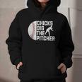 Chicks Dig The Pitcher Baseball Graphic Youth Hoodie Chicks Dig The Pitcher Baseball Graphic Youth Hoodie