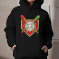 Christmas Baseball Ice Cream Drip Men Women Kids Graphic Youth Hoodie
