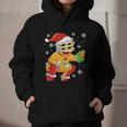 Christmas Gingerbread Man Baseball Player Catcher Graphic Youth Hoodie