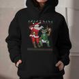Christmas Santa Baseball Ugly Sweater Graphic Youth Hoodie Christmas Santa Baseball Ugly Sweater Graphic Youth Hoodie