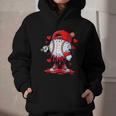 Cute Game Day Baseball Ice Cream Drip Valentine Love XOXO Graphic Youth Hoodie