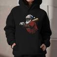 Dominican Republic Santa Christmas Baseball Beisbol Graphic Youth Hoodie