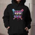 Happy 100 Days Of School Baseball Drip Theme Party 100th Day Graphic Youth Hoodie Happy 100 Days Of School Baseball Drip Theme Party 100th Day Graphic Youth Hoodie