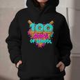 Happy 100 Days Of School Costume Baseball Drip Ice Cream Graphic Youth Hoodie Happy 100 Days Of School Costume Baseball Drip Ice Cream Graphic Youth Hoodie