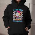I Hit 100 Days Of School Baseball Ice Cream Drip Graphic Youth Hoodie I Hit 100 Days Of School Baseball Ice Cream Drip Graphic Youth Hoodie