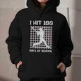 I Hit 100 Days Of School Baseball Player 100th Day Boys Kids Graphic Youth Hoodie