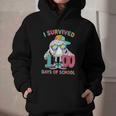 HUGvyn I Survived 100 Days Of School Baseball 6 7 Ice Cream Graphic Youth Hoodie
