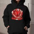 Ice Cream Drip Heart Valentines Day Baseball Boys Youth Kids Graphic Youth Hoodie