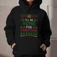 I’Ll Be Home For Christmas Baseball Ugly Sweater Graphic Youth Hoodie