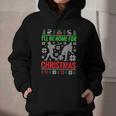 I'Ll Be Home For Christmas Baseball Xmas Graphic Youth Hoodie I'Ll Be Home For Christmas Baseball Xmas Graphic Youth Hoodie