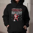 Jingle Ballers Plaid Santa Dabbing Baseball Christmas Graphic Youth Hoodie Jingle Ballers Plaid Santa Dabbing Baseball Christmas Graphic Youth Hoodie
