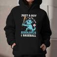 Just A Boy Who Loves Axolotls & Baseball Graphic Youth Hoodie
