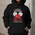 Little Slugger Boy Coming Soon Baby Announcement Baseball Graphic Youth Hoodie Little Slugger Boy Coming Soon Baby Announcement Baseball Graphic Youth Hoodie
