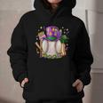 Mardi Gras Baseball Jester Hat Fleur De Lis Boys Girls Kids Graphic Youth Hoodie