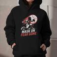 Mask On Fear Gone Baseball Catcher Softball Graphic Youth Hoodie Mask On Fear Gone Baseball Catcher Softball Graphic Youth Hoodie