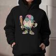 Melted Ice-Cream Baseball Mascot Pastel Pop Graphic Youth Hoodie Melted Ice-Cream Baseball Mascot Pastel Pop Graphic Youth Hoodie