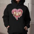 Melting Baseball Drip Heart Softball Player Lover Ice Cream Graphic Youth Hoodie Melting Baseball Drip Heart Softball Player Lover Ice Cream Graphic Youth Hoodie