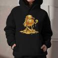 Melting Baseball Mascot Slugger Bat Cap Cartoon Graphic Youth Hoodie Melting Baseball Mascot Slugger Bat Cap Cartoon Graphic Youth Hoodie