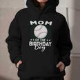 Mom Of The Birthday Boy Baseball Player Birthday Graphic Youth Hoodie