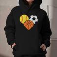 Mom Sports Heart Soccer Basketball Baseball Softball Graphic Youth Hoodie Mom Sports Heart Soccer Basketball Baseball Softball Graphic Youth Hoodie