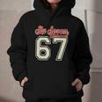 Number 67 Meme Six Seven Baseball Style Kids Boy Teen Graphic Youth Hoodie
