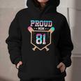 Proud Mom Baseball Player Number 81 Ice Cream Drip Graphic Youth Hoodie Proud Mom Baseball Player Number 81 Ice Cream Drip Graphic Youth Hoodie