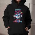 Respect The Drip Baseball Bat Sunglasses Mascot Graphic Youth Hoodie Respect The Drip Baseball Bat Sunglasses Mascot Graphic Youth Hoodie