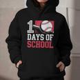 Retro 100 Days Of School Baseball Teacher Student 100 Days Graphic Youth Hoodie Retro 100 Days Of School Baseball Teacher Student 100 Days Graphic Youth Hoodie