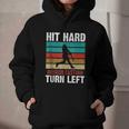 Retro Hit Hard Run Fast Turn Left Baseball Lover Graphic Youth Hoodie Retro Hit Hard Run Fast Turn Left Baseball Lover Graphic Youth Hoodie