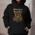 Retro Minor League Maple Valley Martians Baseball Club Graphic Youth Hoodie