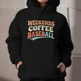 Weekends Coffee Baseball Retro Vibes Graphic Youth Hoodie Weekends Coffee Baseball Retro Vibes Graphic Youth Hoodie