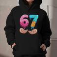 Six Seven 6-7 Baseball Ice Cream Drip 67 Meme Hands Graphic Youth Hoodie Six Seven 6-7 Baseball Ice Cream Drip 67 Meme Hands Graphic Youth Hoodie