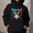 Six Seven Baseball Ice Cream Drip Cool 67 Gen Alpha Slang Graphic Youth Hoodie