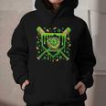 St Patricks Day Baseball Ice Cream Shamrock Baseball Player Graphic Youth Hoodie St Patricks Day Baseball Ice Cream Shamrock Baseball Player Graphic Youth Hoodie