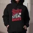 Stealing Hearts Like I Steal Bases Cute Baseball Valentine Graphic Youth Hoodie Stealing Hearts Like I Steal Bases Cute Baseball Valentine Graphic Youth Hoodie