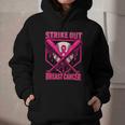 Strike Out Breast Cancer Baseball Ice Cream Drip Graphic Youth Hoodie Strike Out Breast Cancer Baseball Ice Cream Drip Graphic Youth Hoodie