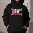 Strike Out Cancer Breast Cancer Awareness Baseball Warrior Graphic Youth Hoodie Strike Out Cancer Breast Cancer Awareness Baseball Warrior Graphic Youth Hoodie