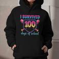 I Survived 100 Days Of School Baseball 100th Day Kids Girls Graphic Youth Hoodie I Survived 100 Days Of School Baseball 100th Day Kids Girls Graphic Youth Hoodie