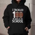 I Tackled 100 Days Of School Baseball Player Kids Teacher Graphic Youth Hoodie I Tackled 100 Days Of School Baseball Player Kids Teacher Graphic Youth Hoodie