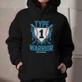 Type 1 Warrior Diabetes Awareness Baseball Enthusiasts Graphic Youth Hoodie Type 1 Warrior Diabetes Awareness Baseball Enthusiasts Graphic Youth Hoodie