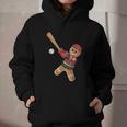 Ugly Christmas Sweater Gingerbread Baseball Toddler Kids Graphic Youth Hoodie
