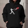 Valentines Day Baseball Batter Silhouette Heart Graphic Youth Hoodie Valentines Day Baseball Batter Silhouette Heart Graphic Youth Hoodie